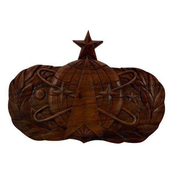 USAF Senior Space And Missile Badge Plaque