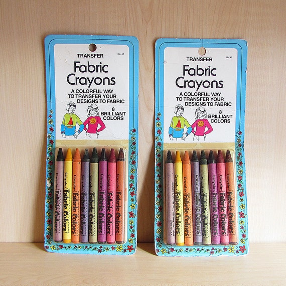 Crayola Fabric Crayons 8 Colors for Creating by ReCreative85