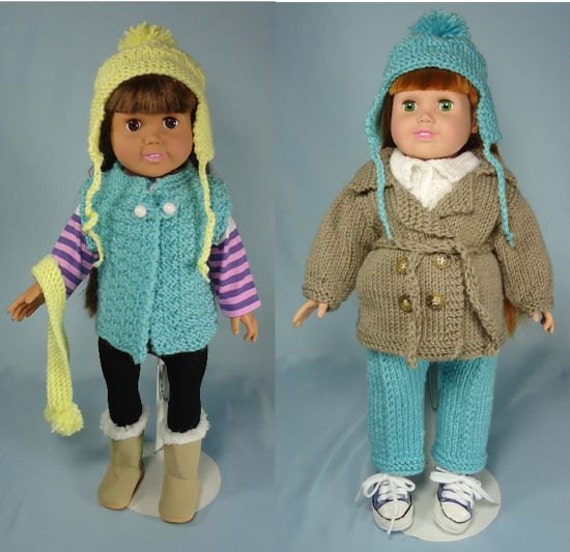 Outdoor-Ables Knitting Patterns for 18 inch Dolls Immediate