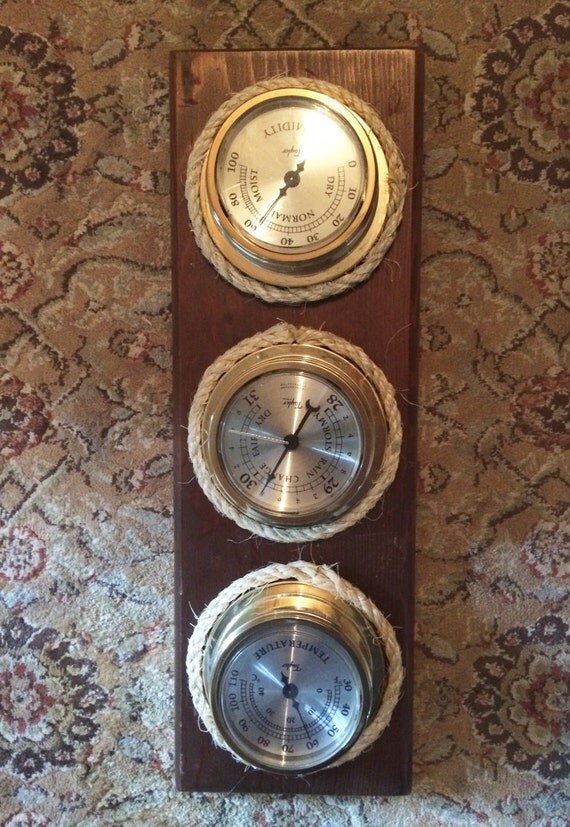 Repurposed Decorative Wall Barometer