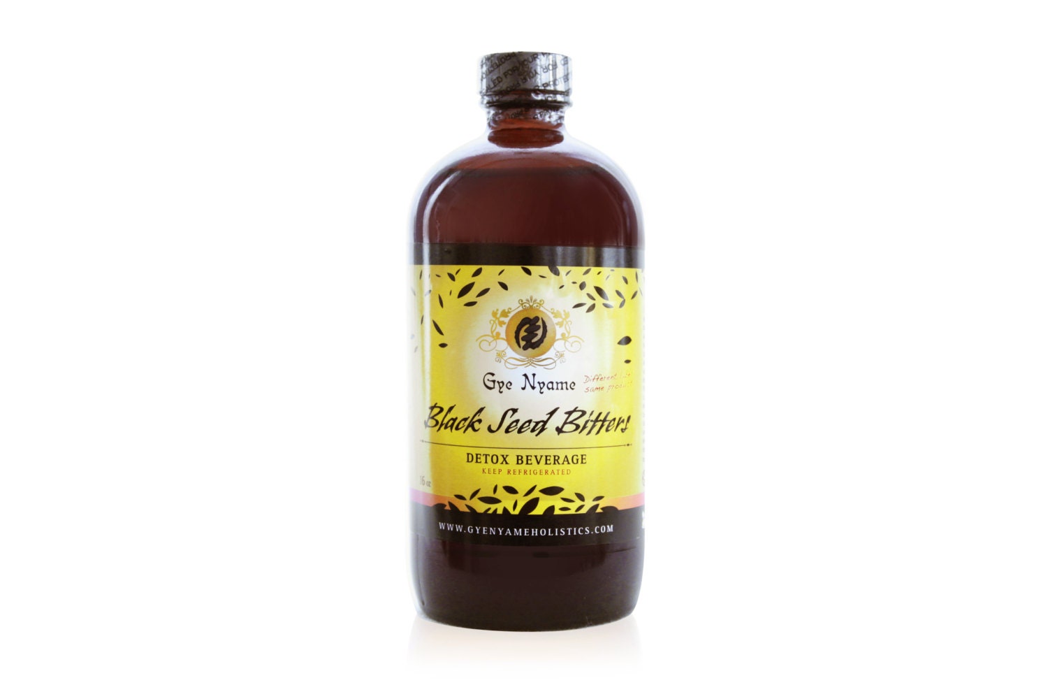 BLACK SEED BITTERS Detox Beverage 16 oz. by GyeNyameHolistics