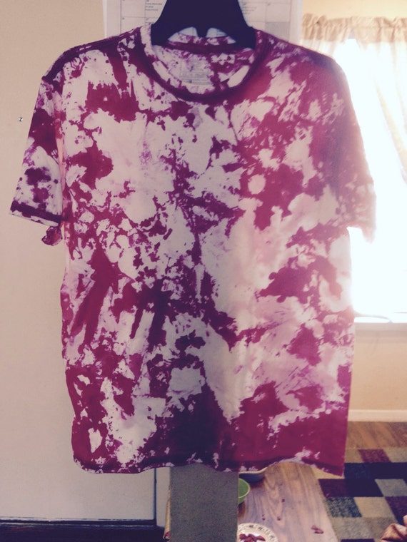 how to make a crumple tie dye shirt