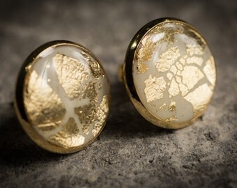 Stud earrings, Gold stud earrings post earrings, white earrings, turquoise earrings, black earrings, gold post earrings, Wedding earrings