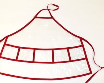 Kid's Apron: Little Girl's and Boy's Vinyl Aprons. Available sizes S, M, XL