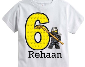 ninjago birthday shirts