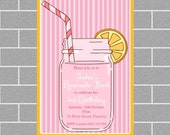 Items similar to Lemonade Stand Party Invitation Printable on Etsy