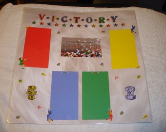 Premade 12x12 Scrapbook Page - SPORTS/CHEERLEADING