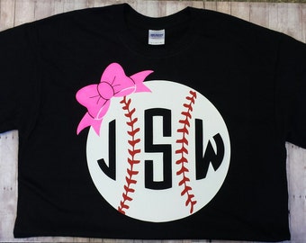 mlb monogram tee