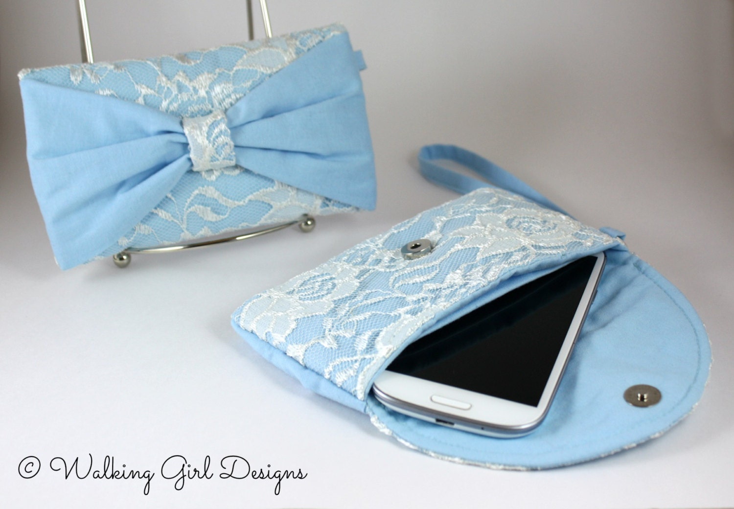Bridal Phone Case Clutch Wristlet Smart Phone Clutch
