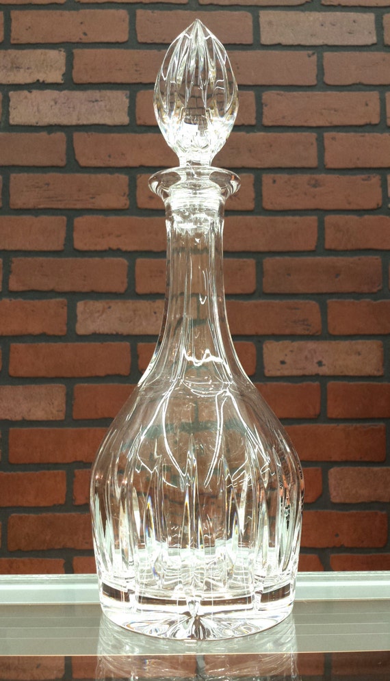 Vintage Crystal Decanter wine decanter cognac by ArtMaxAntiques
