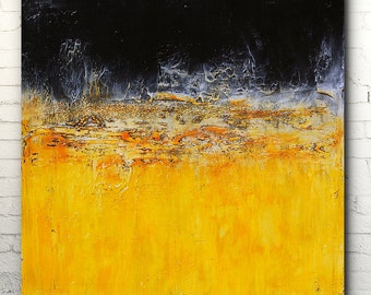 ART- Original Abstract painting Contemporary Textured Acrylic Painting on Canvas by Heuchlow FREE SHIPPING