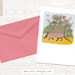 Illustrated Armadillo Greeting Card and Envelop