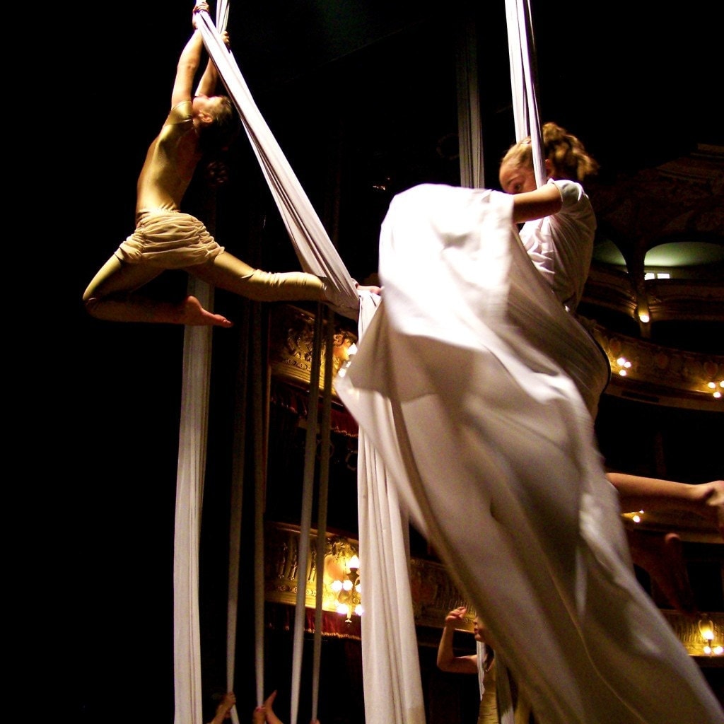 Aerial fabric by meter Aerial silk for acrobatics Made in