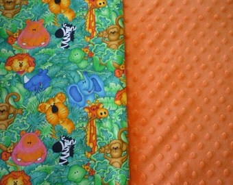 Tapis Enfant Imprimé Jungle En Coton 80 X 150 Cm Multicolore Janhto