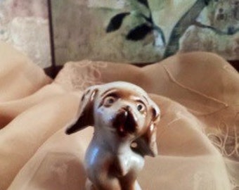 Vintage Ceramic Dog - Stamped JAPAN and 94
