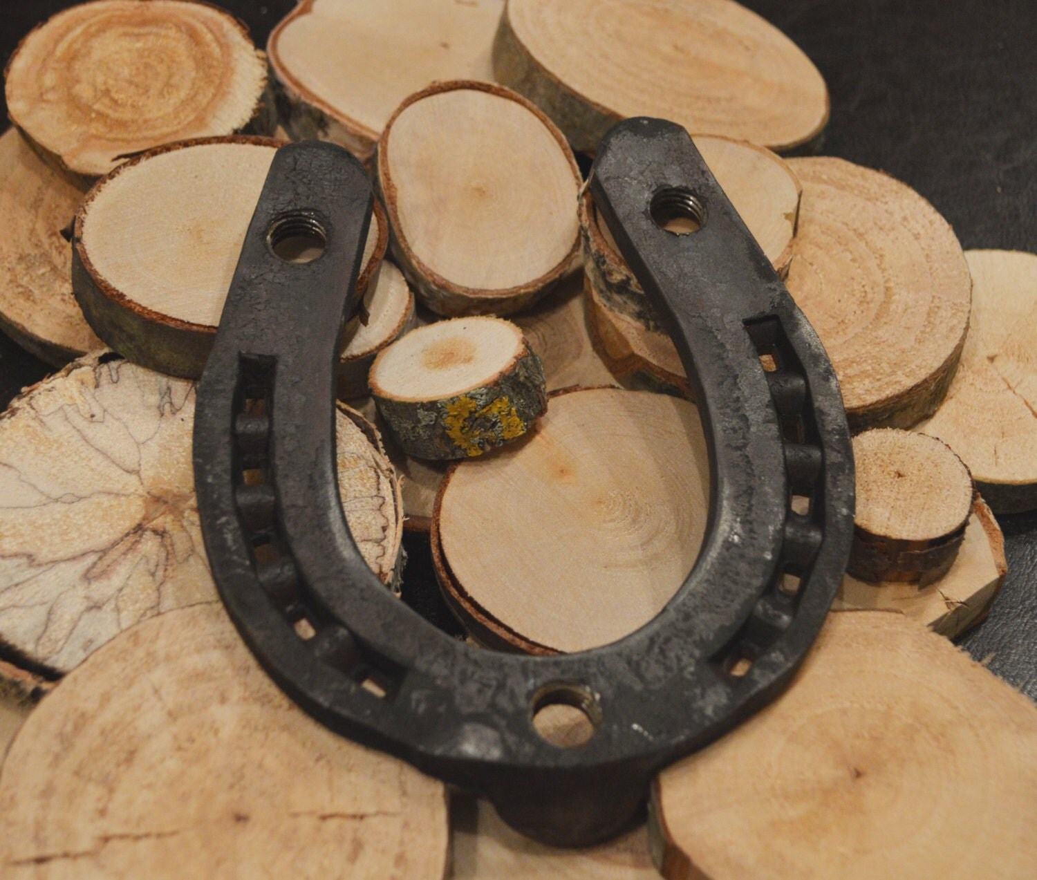 Vintage Rustic Horseshoe Lucky Horseshoe Rustic by IHadItForAWhile