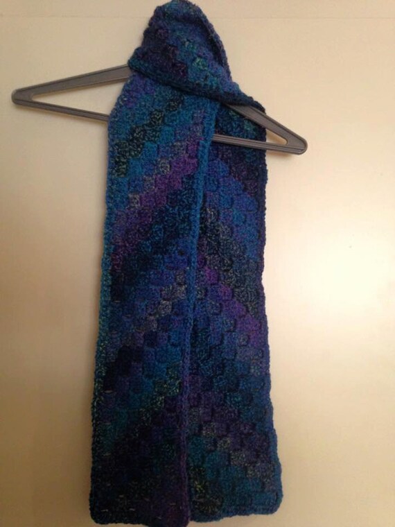 Corner to Corner Crochet Scarf by KarlysCrochet on Etsy