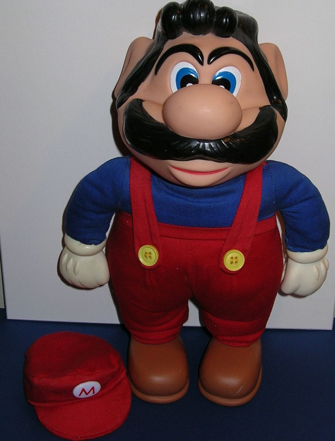 stuffed mario doll