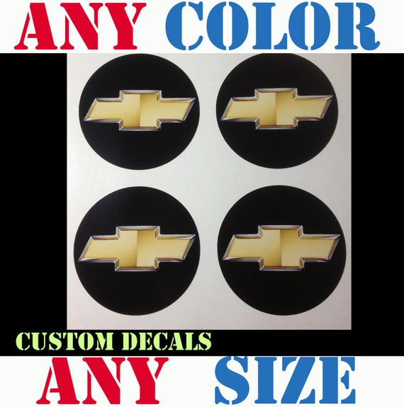 Chevy Chevrolet LOGO Center Cap Stickers Decals For by