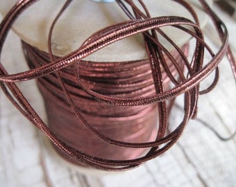 soutache dark metallic copper 10 yards