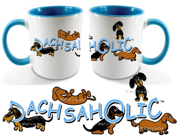 Personalized Dachshund Coffee Cup Pet Mug by BordeauxGraphics