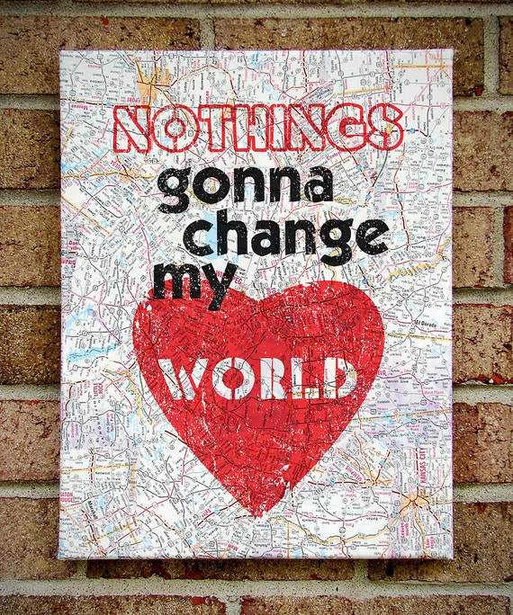 nothing's gonna change my world lyrics