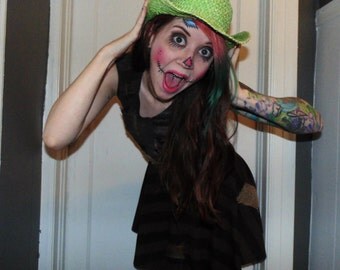 Scarecrow dress # 3 " Subdued "