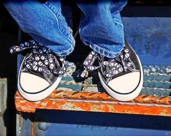 Shoes Photography, Whimsical Photography, Trains, Converse, Skulls, Grunge, Rust, 8x10 Print
