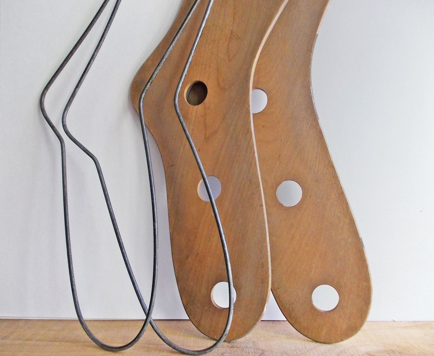 Antique Wool Sock Dryers Wooden Sock by NorthernScoutVintage