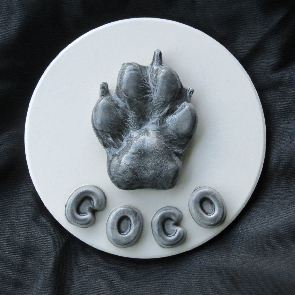 Dog Paw  Cat  Paw  or Pet Pawprint OUTPRINT 3D  by handprintlady