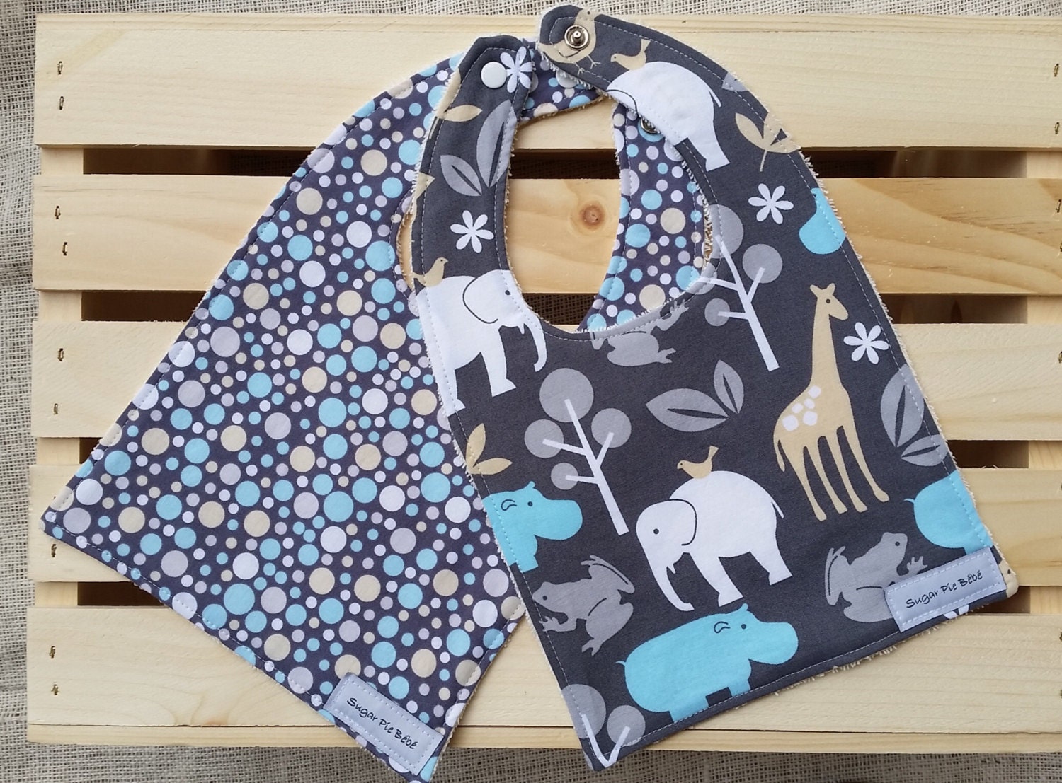 Baby Bibs / Zooland Bib Set