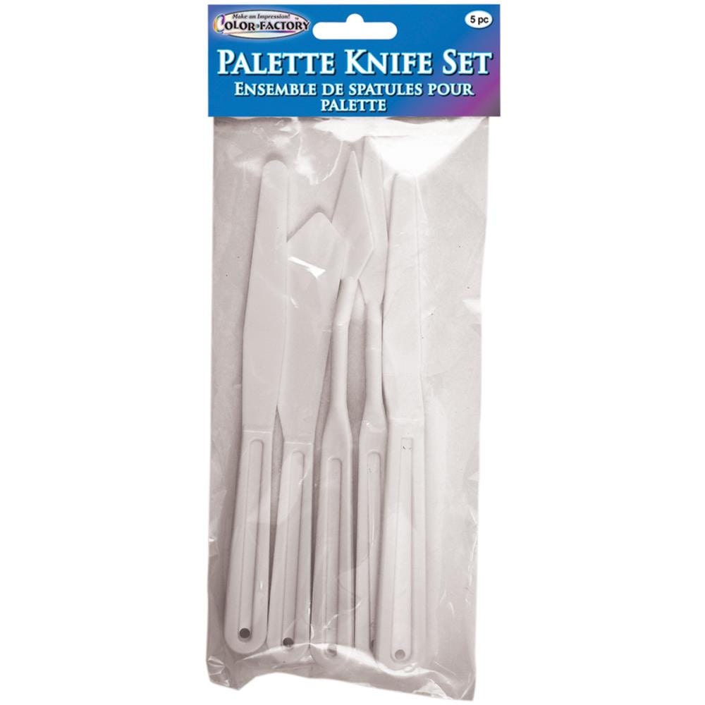 Plastic Palette Knife Set 5pc PRICE REDUCED