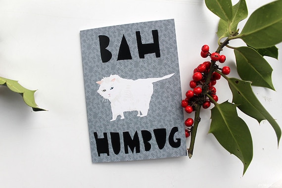 BAH HUMBUG card
