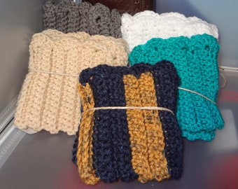 Boot Cuffs, Boot Toppers, Liners, Crochet, Boot Socks, Leg Warmers