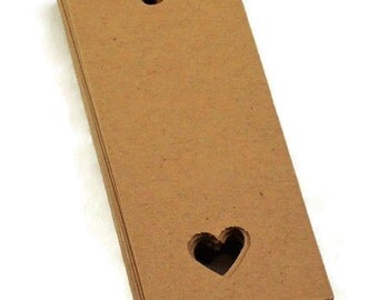 Kraft Gift Tags in Love Set of 50