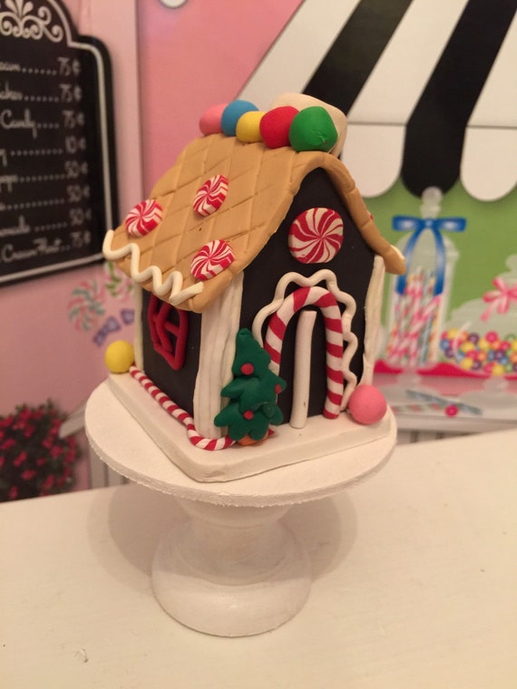Items similar to Gingerbread house on pedestal for American Girl dolls
