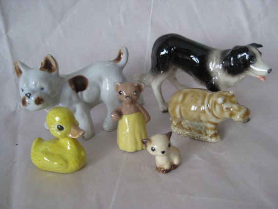 mini ceramic animal figurines