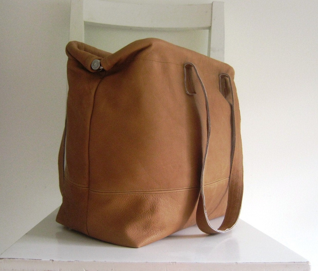 Camel / Saddle / Ginger Leather Doctor's bag