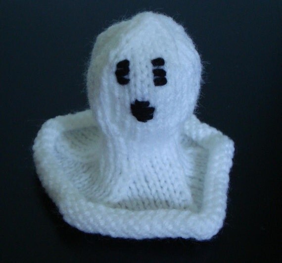 Items similar to Knit Ghost Halloween Decoration Pattern on Etsy