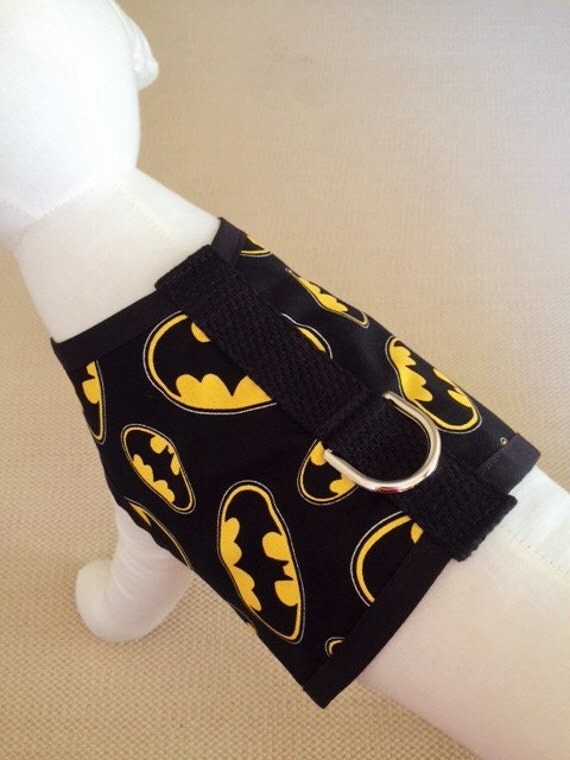 Batman Dog Harness Vest