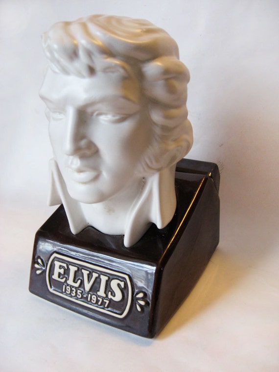1970s ELVIS Limited Edition Whiskey Liquor Decanter Porcelain