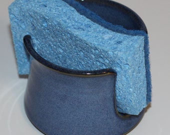 Blue Ceramic Sponge Holder | Made to Order