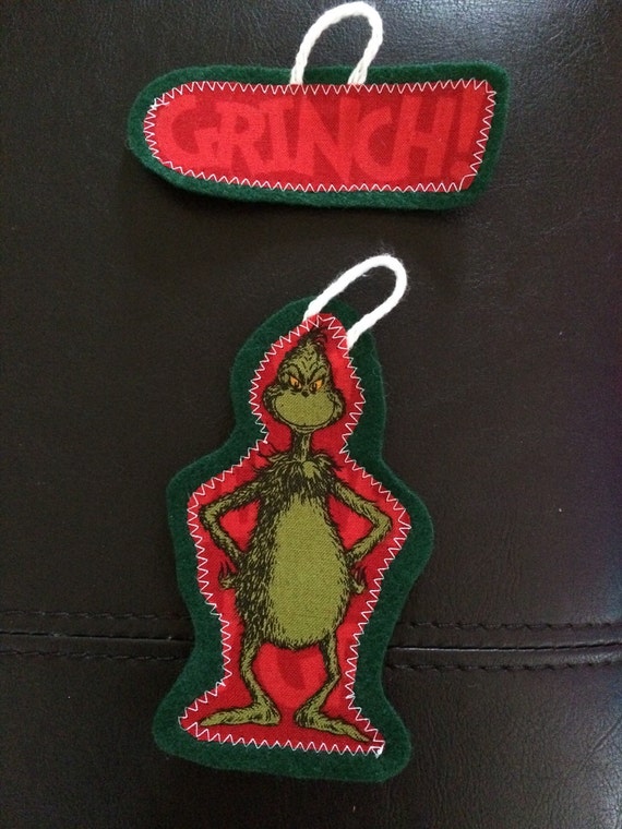 dr seuss inspired christmas ornaments grinch set of 2 not a dr seuss inspired christmas ornaments grinch set of 2 not a