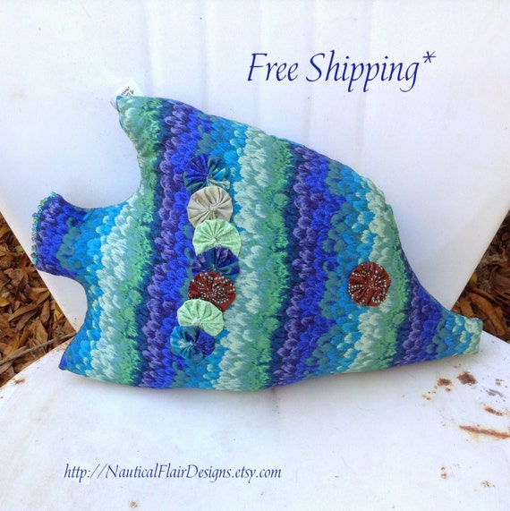 cute fish pillow