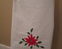 Linen House Red Christmas Tea Towel 44x65cm main image 1