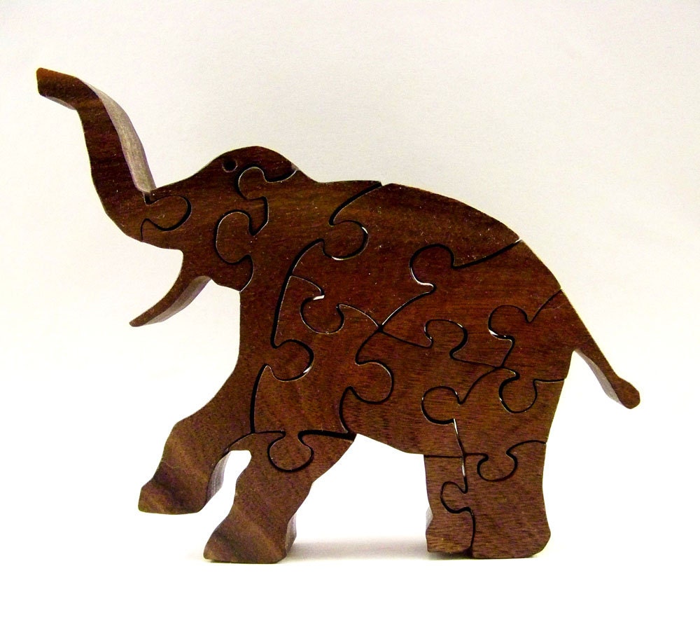 Elephant Wood Puzzle