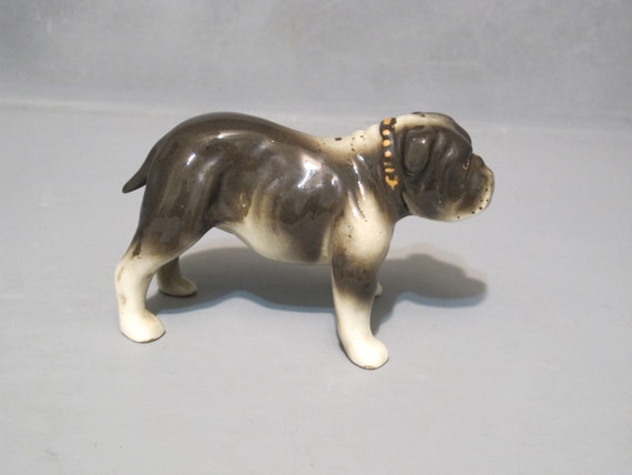 english bulldog ceramic statue