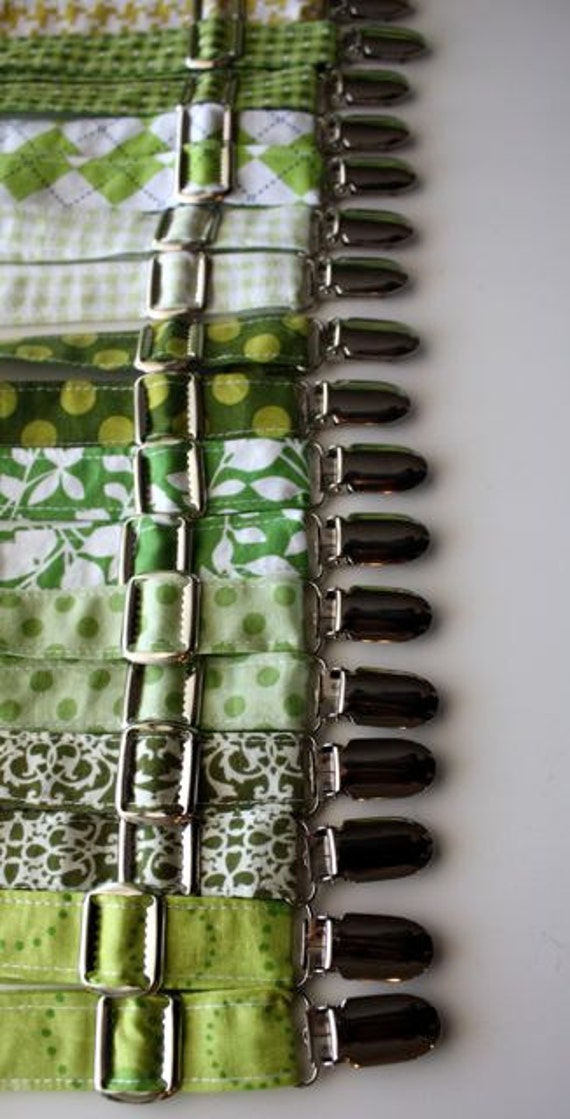 Items similar to Little and Big Guy SUSPENDERS Shamrock GREEN