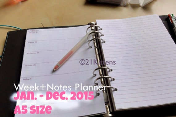 mini diary planner