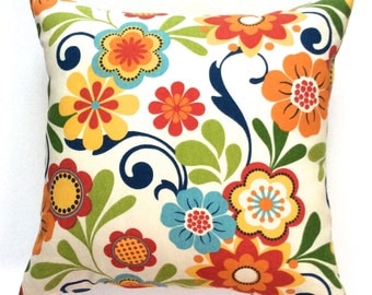 Pillow covers decorative designer 18"x18" handmade accent pillow covers floral toss pillows throw pillows cushions